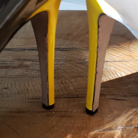 Vince Camuto patent leather twotone heels size 8.5 - Picture 5 of 9